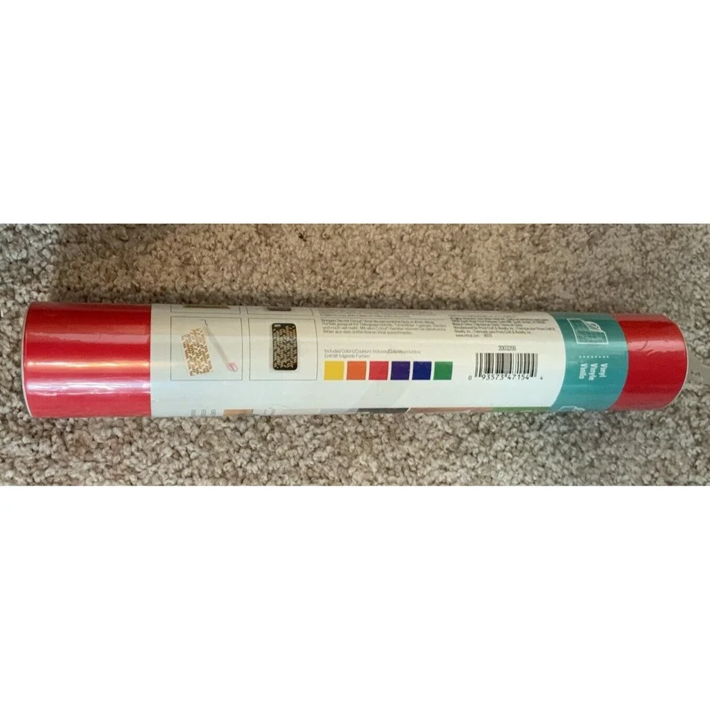 Cricut Vinyl Primary Sampler 6 Sheets‎ 12